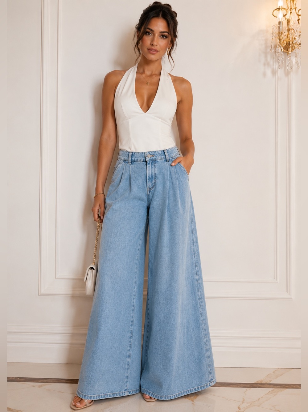Alice+Olivia Balloon Leg Jeans Size 26
